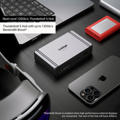 Thunderbolt 5 Element 5 Hub + 0.8m cable