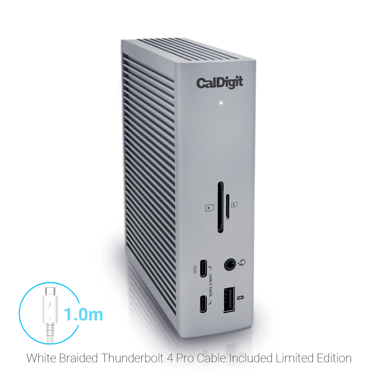 【限定仕様】TS4/ Thunderbolt Station 4 + 1.0m TBT4 White Braided cable